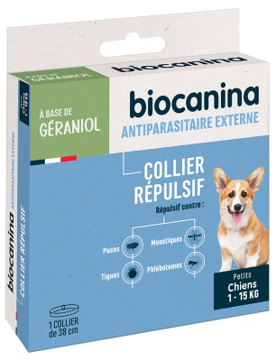 Biocanina Repellenthalsband Hundar under 15 kg
