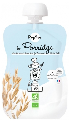 Popote Organic Porridge Puree Pouch From 6 Months 100 g