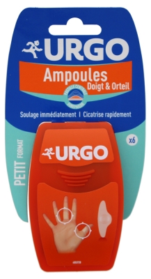 Urgo Ampoules Trattamento di Dita e Piedi 6 Piccole Medicazioni