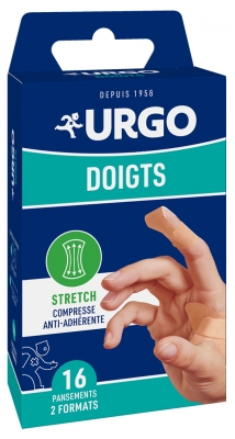 Urgo Vingers 16 Pleisters 2 Formaten