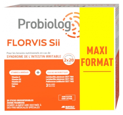 Mayoly Spindler Probiolog Syndrome de l'Intestin Irritable 56 Sticks Orodispersibles