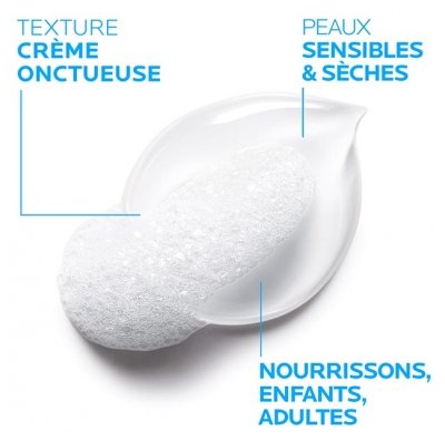 La Roche-Posay Lipikar Surgras Crème Lavante Anti-Dessèchement 400 ml + Éco-Recharge 400 ml