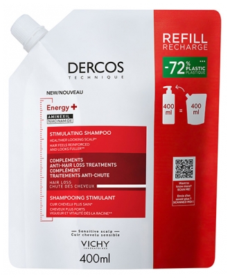 Vichy Dercos Shampoo Eco-Ricarica Stimolante 400 ml