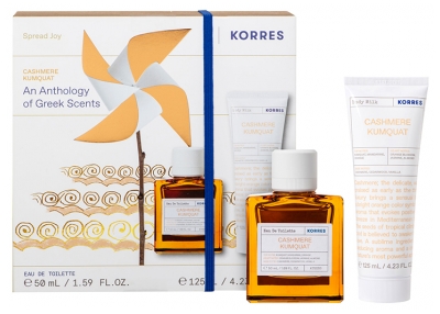 Korres Tualetes ūdens Cashmere Kumquat 50 ml + Ķermeņa pieniņš Cashmere Kumquat 125 ml