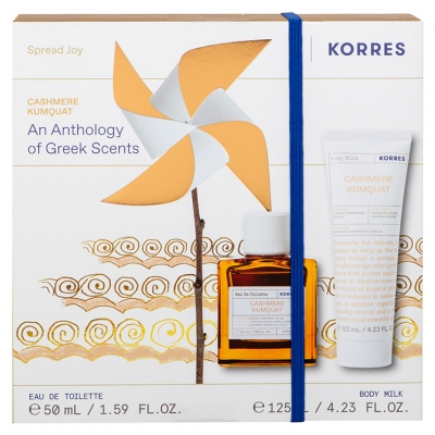 Korres Tualetes ūdens Cashmere Kumquat 50 ml + Ķermeņa pieniņš Cashmere Kumquat 125 ml