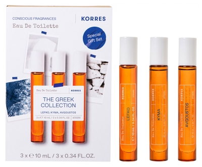 Set Korres The Greek Collection Apă de Toaletă Set de 3 X 10 ml