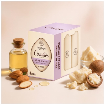 Cavaillès Délice de Figue Surgras Soap 3 x 200 gr