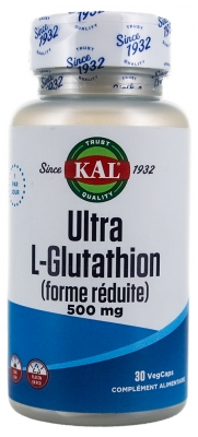 Ultra L-Glutathion 500 mg 30 Cápsulas Vegetales