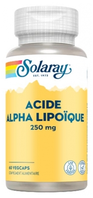 Solaray Alpha-Liponsäure 250 mg 60 Vegetarische Kapseln