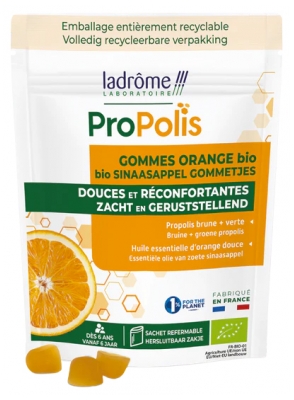Ladrôme Própolis Gomas Laranja Bio 45 g
