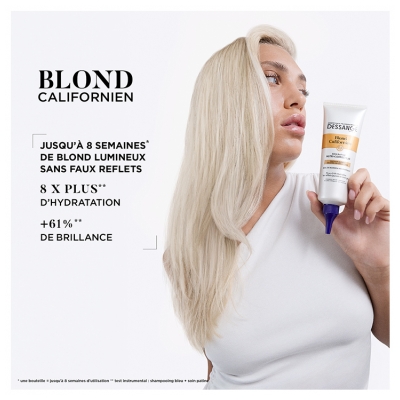 Dessange Blond Californien Shampoing Bleu Nutri-Correcteur 250 ml