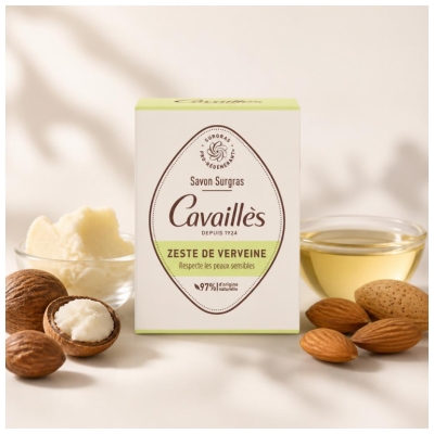 Sabonete de Sobreengorduramento Cavaillès Zeste de Verveine 100 g