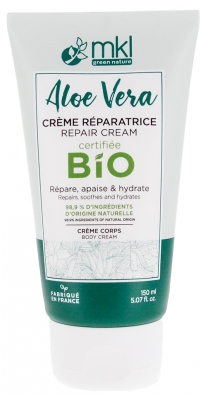 MKL Green Nature Aloe Vera Crème Réparatrice Bio 150 ml
