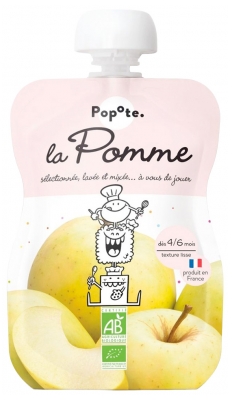 Popote Knijpzak Appelmoes Vanaf 4/6 Maanden Bio 120 g