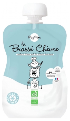 Popote Knijpzak Le Brassé Geit Moes Vanaf 6 Maanden Bio 100 g