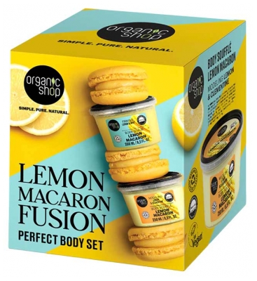 Organic Shop Set per il Corpo con Fusione di Amaretti al Limone