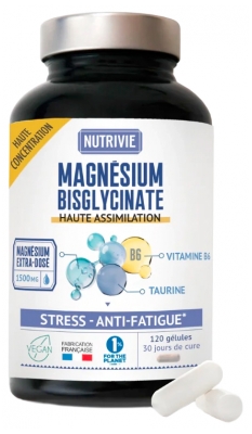 Nutrivie Magnesium Bisglycinate 1500 mg 120 Capsules