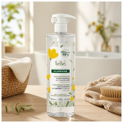 Água de Limpeza Klorane Bebé 750 ml
