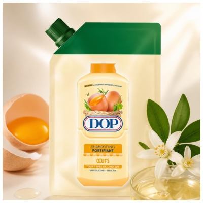 Dop Stärkande Schampo Ägg Alla Hårtyper Eco-påfyllning 500 ml