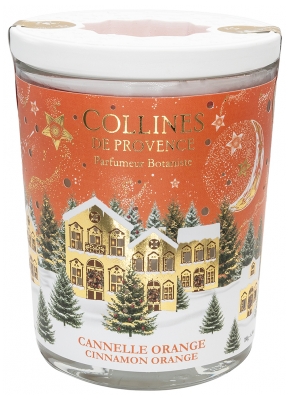 Collines de Provence Bougie de Noël 180 g - Senteur : Cannelle Orange