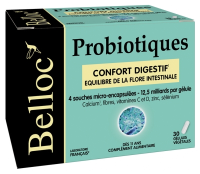 Belloc Probiotiques 30 Gélules Végétales