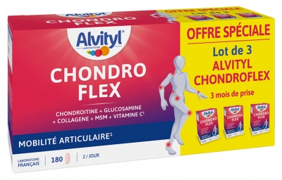 Alvityl Chondro Flex Lot de 3 x 60 Comprimés