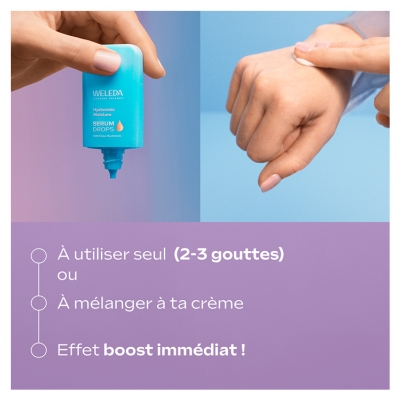 Weleda Serum Drops Sérum Hydratation 24H 30 ml