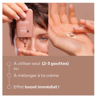 Weleda Serum Drops Sérum Sunkissed Bronzing Effet Bonne Mine 30 ml