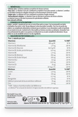 Richelet Cheveux Peau Ongles 90 Capsules