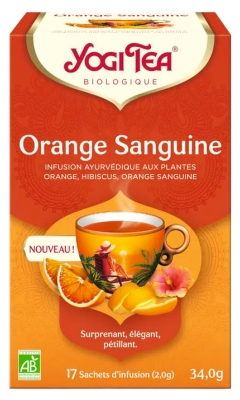 Yogi Tea Portocală Sângerie Bio 17 Plicuri