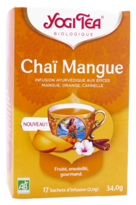 Yogi Tea Mango Čaj Bio 17 Vrečkic