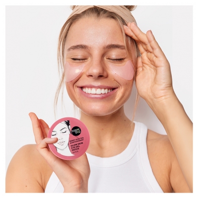 Organic Shop Cerotti Occhi in Idrogel Antiossidante Tè Freddo e Lampone 60 Cerotti