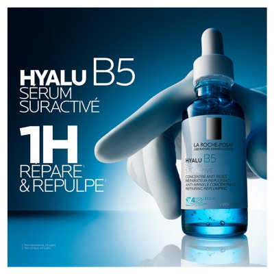 La Roche-Posay Hyalu B5 Sérum Suractivé Concentré Anti-Rides Réparateur Repulpant 30 ml + Routine Peau Suractivée Offerte