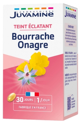 Juvamine Borraja Onagra 30 Cápsulas