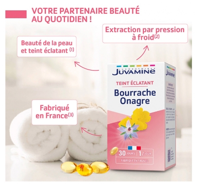 Juvamine Bourrache Onagre 30 Capsules