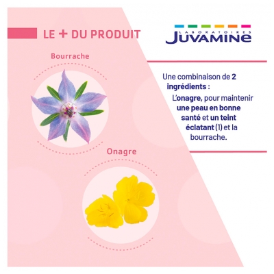 Juvamine Bourrache Onagre 30 Capsules