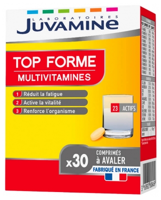 Juvamine Top Forme Multivitamines 30 Comprimés