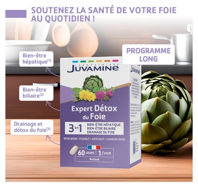 Juvamine Expert Détox du Foie 60 Comprimés