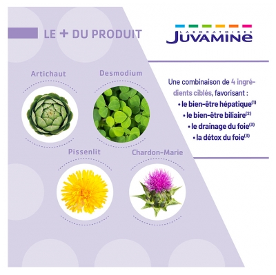 Juvamine Expert Détox du Foie 60 Comprimés