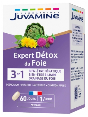 Juvamine Expert Détox du Foie 60 Comprimés