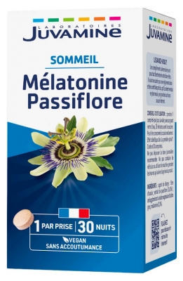 Juvamine Melatonin Passionsblomma 30 tabletter
