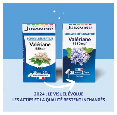 Juvamine Valériane 1680 mg 50 Gélules