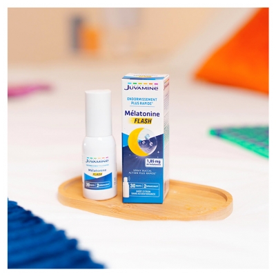 Juvamine Sommeil Mélatonine Flash Spray Buccal 15 ml