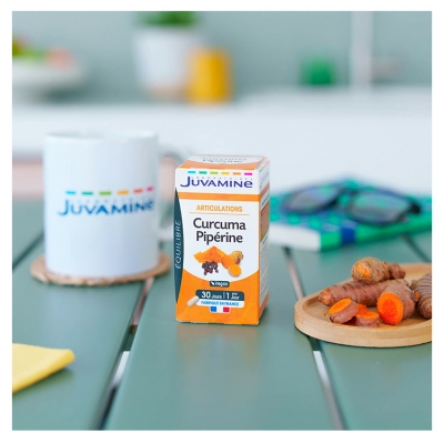 Juvamine Articulaciones Cúrcuma Piperina 30 Cápsulas