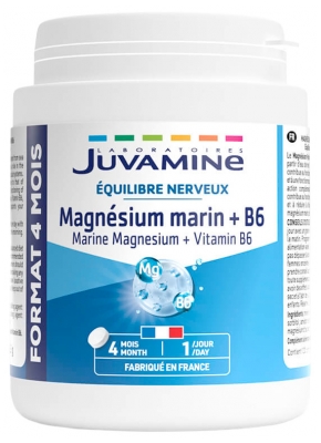 Juvamine Mořský Hořčík Vitamín B6 120 tablet