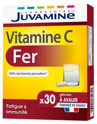 Juvamine Vitamina C Ferro 30 Capsule