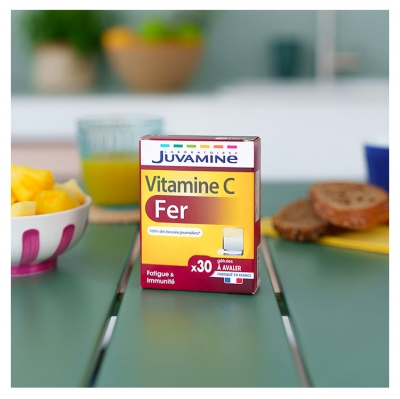 Juvamine Vitaminas C Geležis 30 Kapsulės