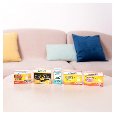 Juvamine Vitamina C Vitamina D Calcio 30 Compresse Effervescenti