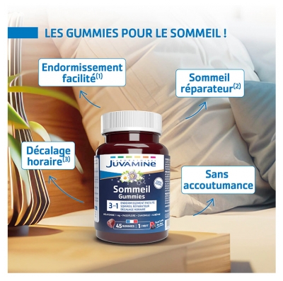 Juvamine Sommeil 3en1 45 Gummies