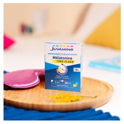 Juvamine Mélatonine Flash 1,9 mg 60 comprimés